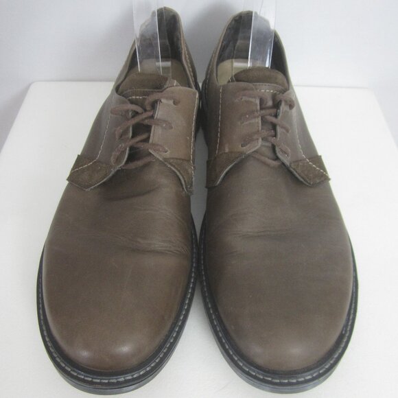 NAOT Mens 13 - 13.5 Lindi Vintage Fog Leather Hash Suede EU 46 Lace Up $165 main image 11